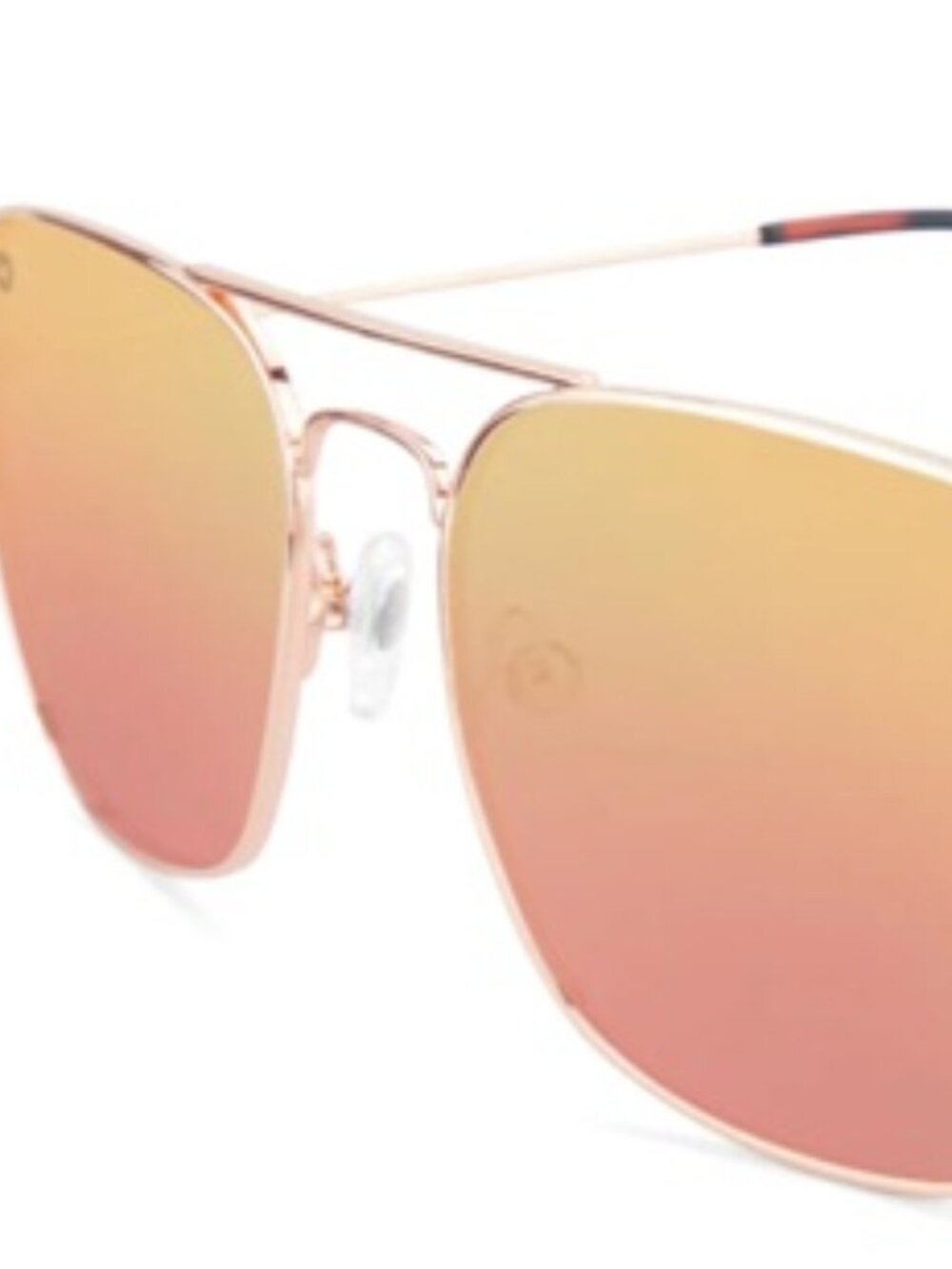 Knockaround Mount Evans Polarized Sunglasses, Copper/Rose Gold, Unisex, New